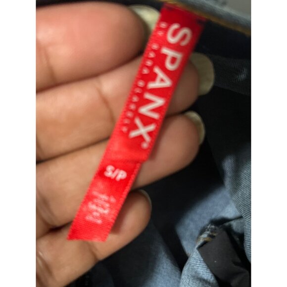 Spanx Cropped Flare Denim Medium Wash Women’s Small - Picture 7 of 9